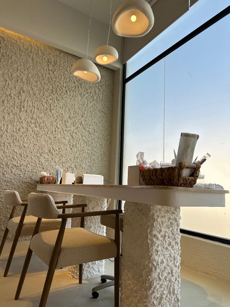 Nail service desk at NARY Beauty Center