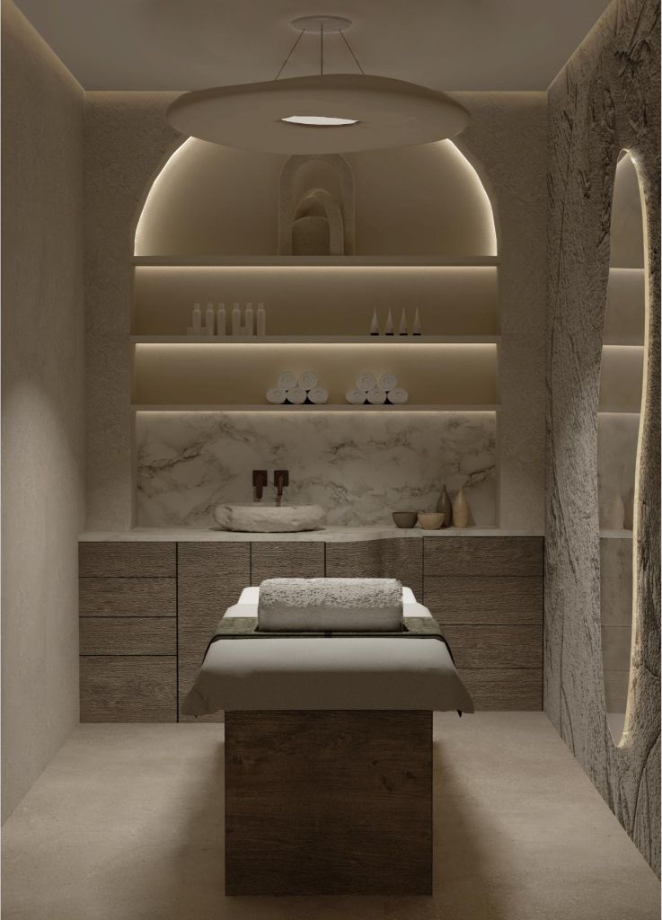 Treatment room at NARY Beauty Center